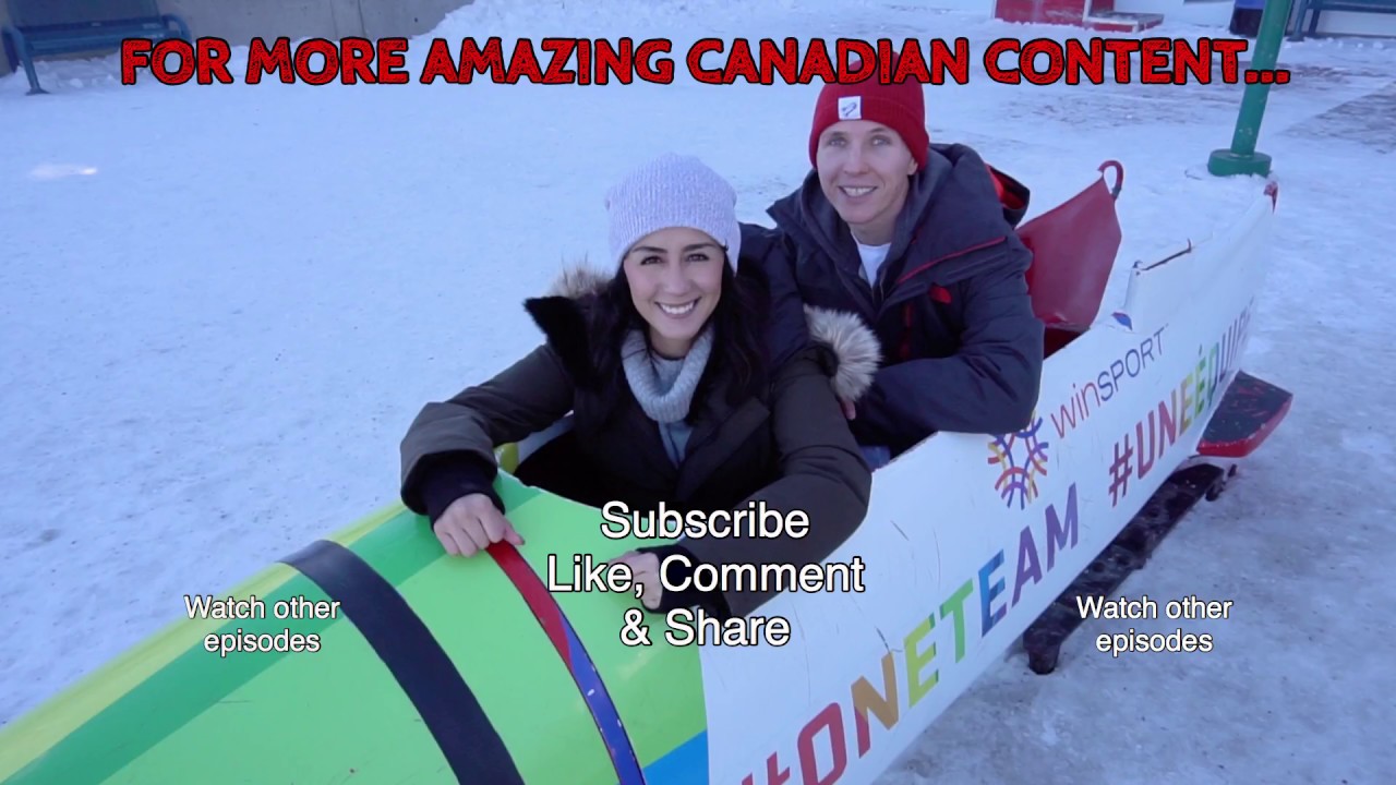 Experiencing an Olympic Bobsleigh in Calgary at WinSport (Olympic Park Calgary)