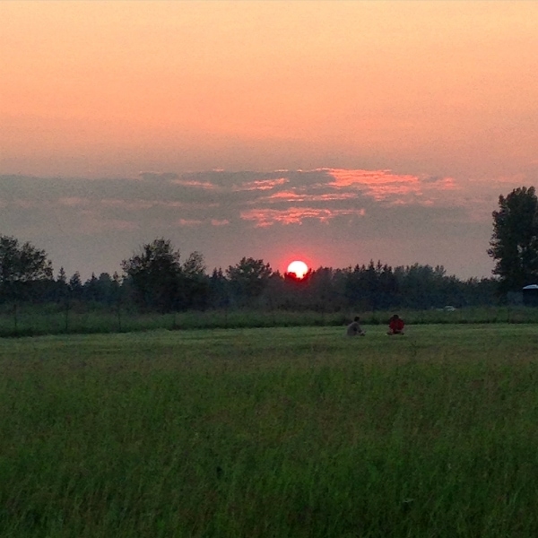 Winnipeg Folk Fest sunset