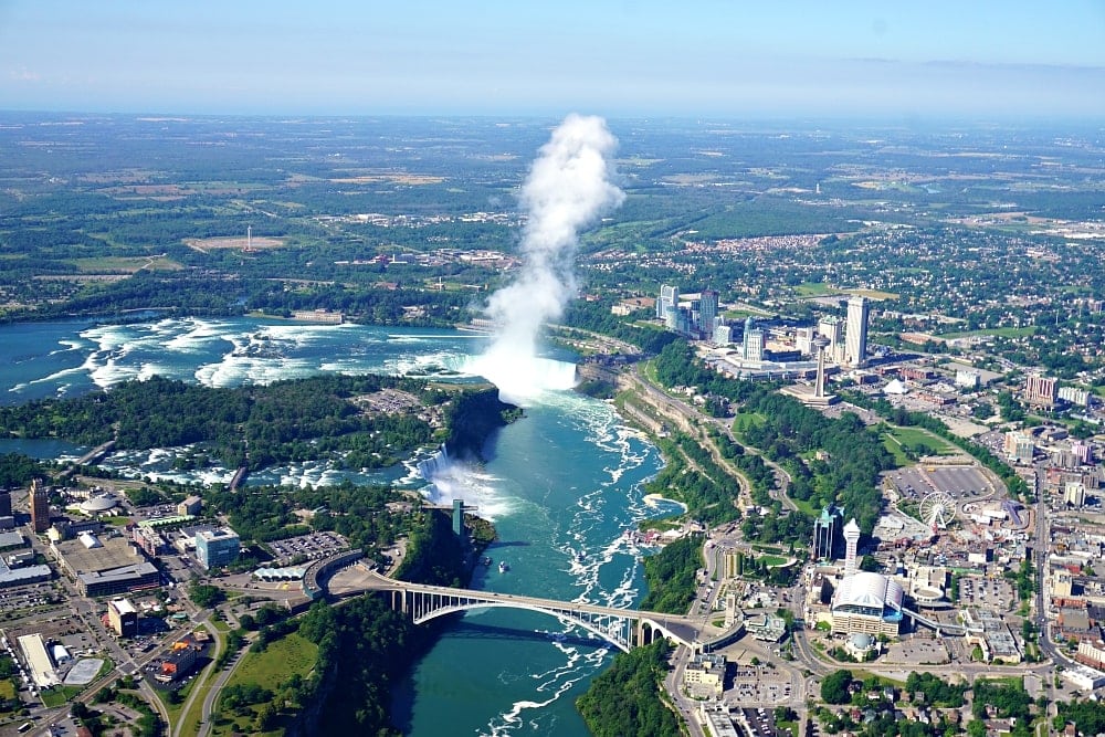 Get incredible views of Niagara Falls on a helicopter tour.