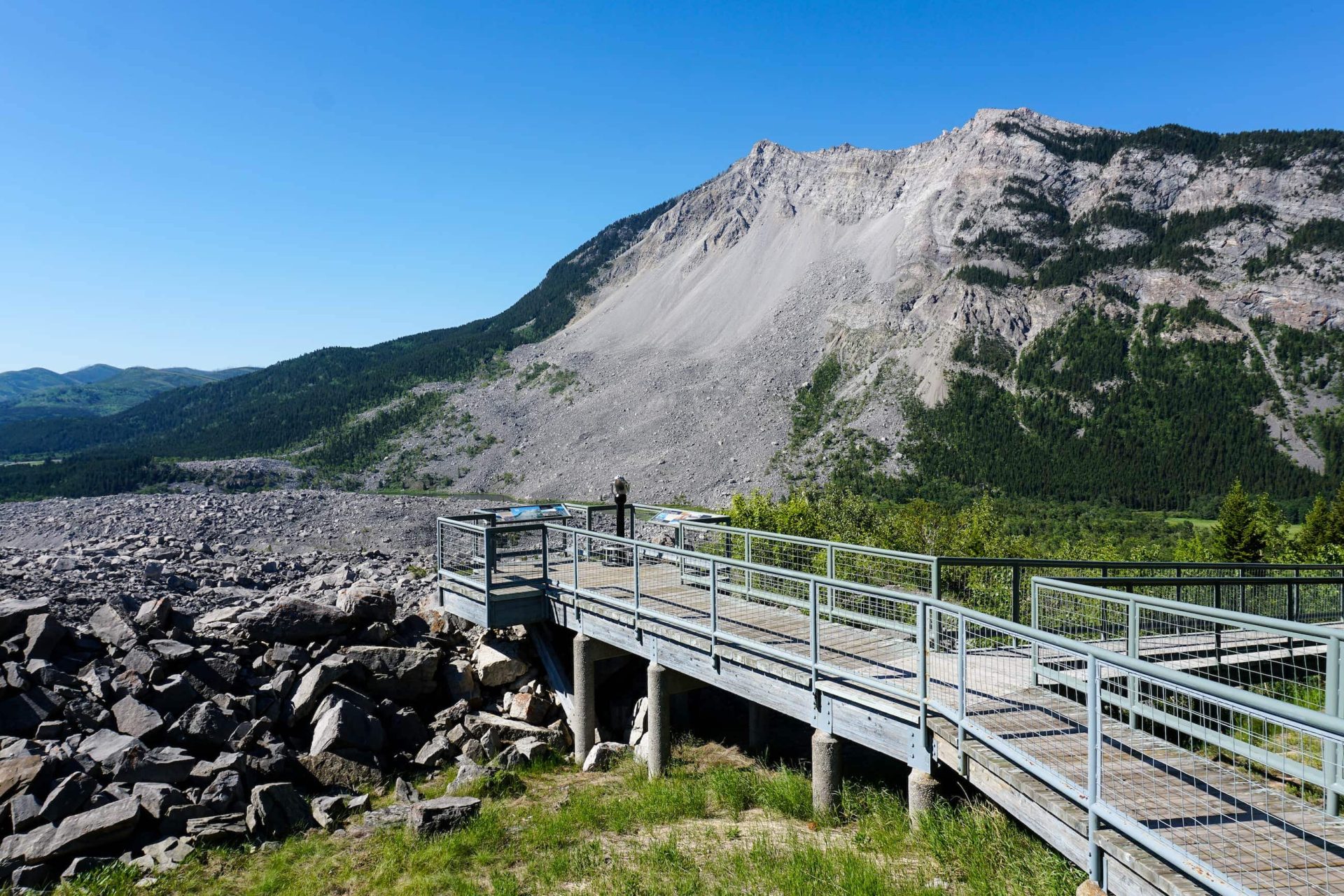 Standing on Top of Canada's Deadliest Landslide at Frank Slide, Alberta