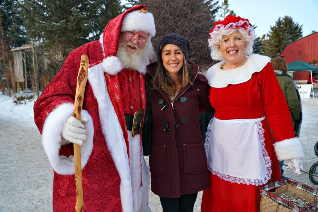 santa visits calgary