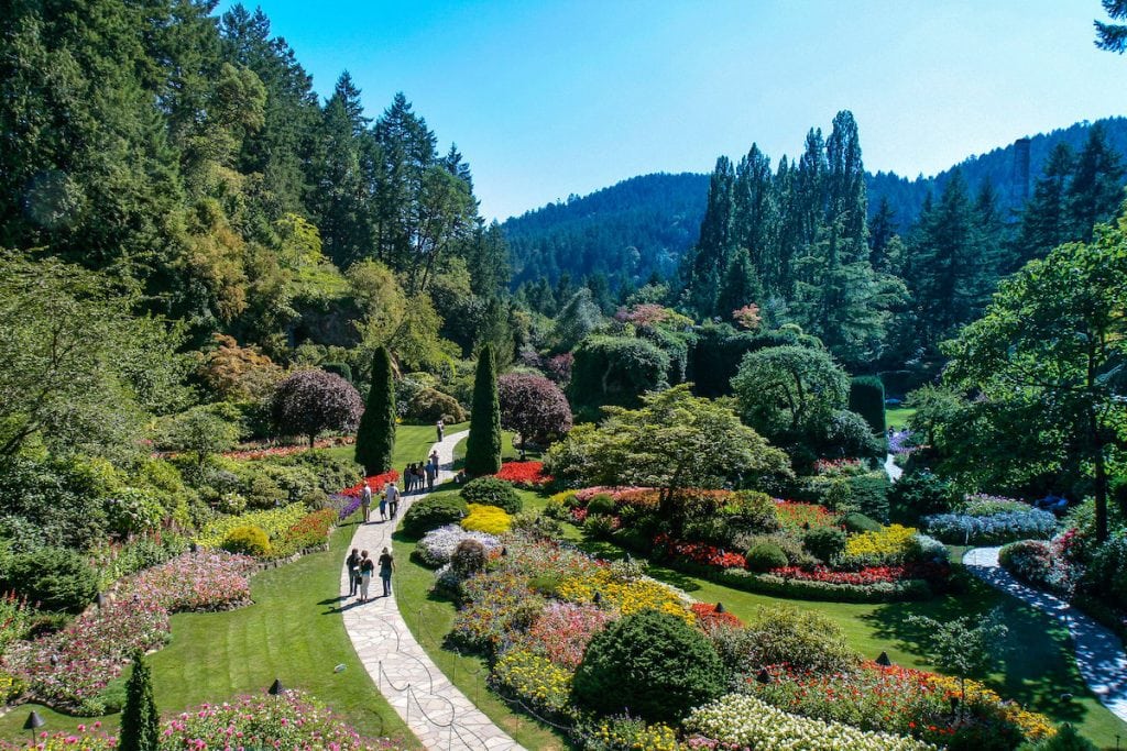 The Butchart Gardens is not only one of the top things to do in Victoria but also one of the top things to do on Vancouver Island.