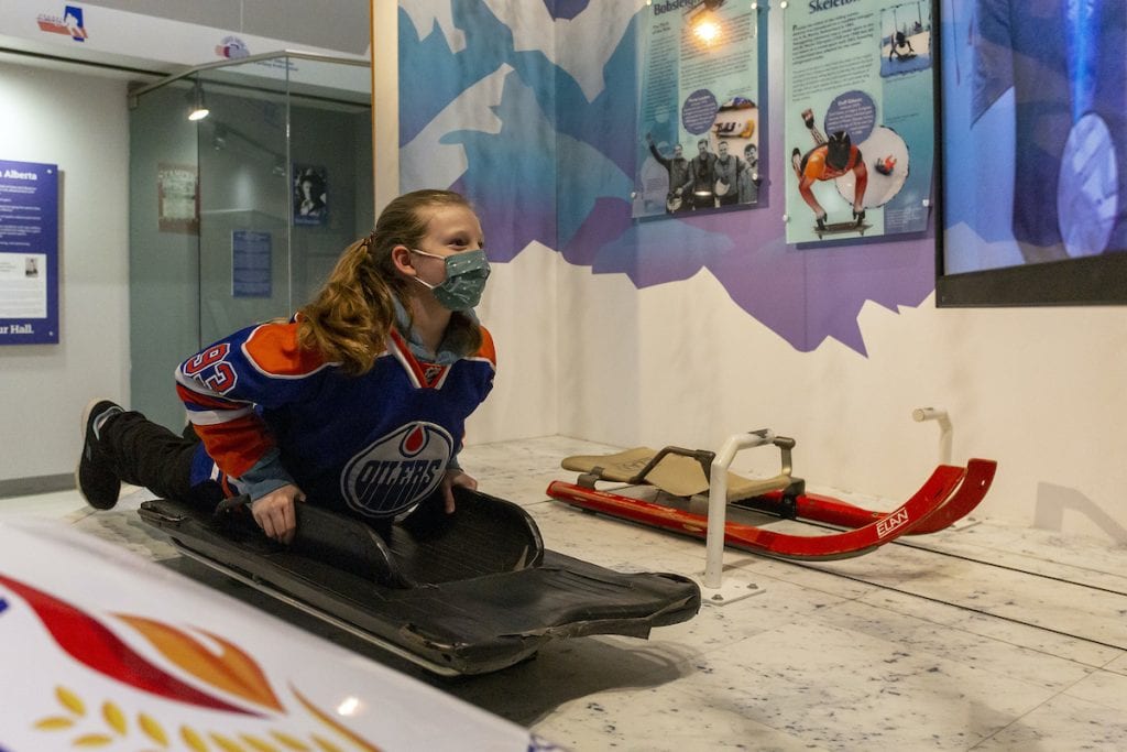 The Sports Hall of Fame in a wonderful museum in Red Deer.