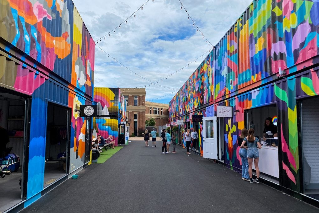 Area 506 Container Village is the latest attraction in Saint John New Brunswick.