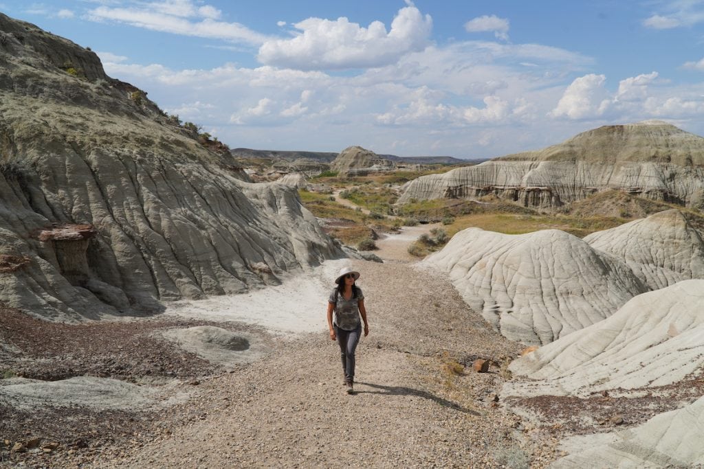 Hiking in Dinosaur Provincial Park