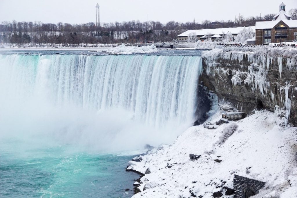 Niagara Falls Ontario in the Winter.