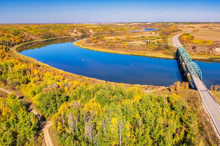 Gabriel's Bridge, South Saskatchewan River.
