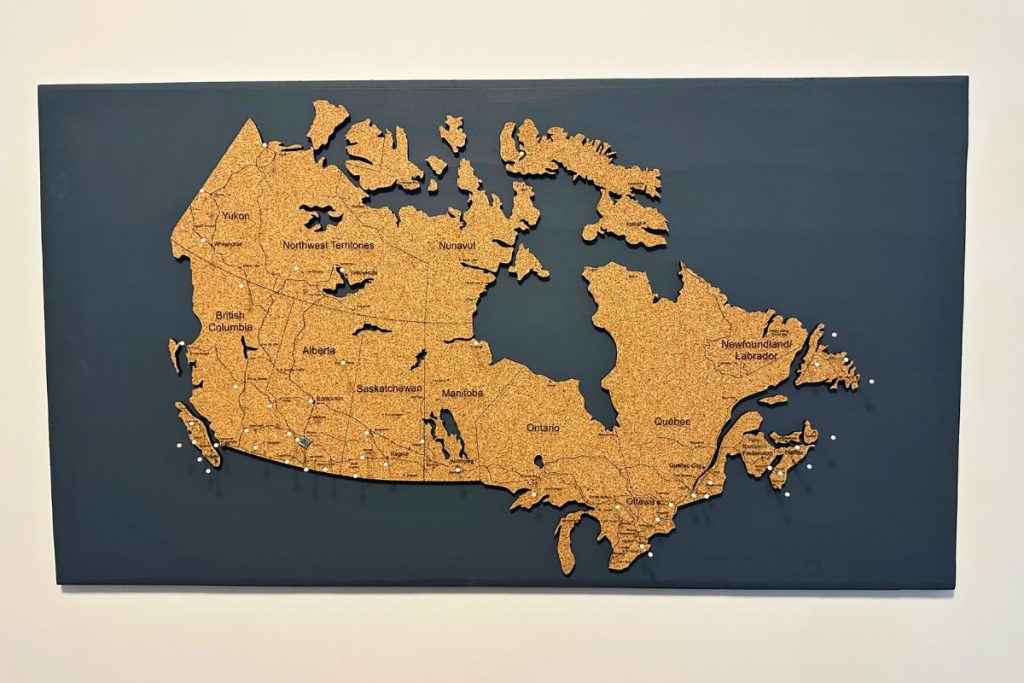 Pin Map Canada