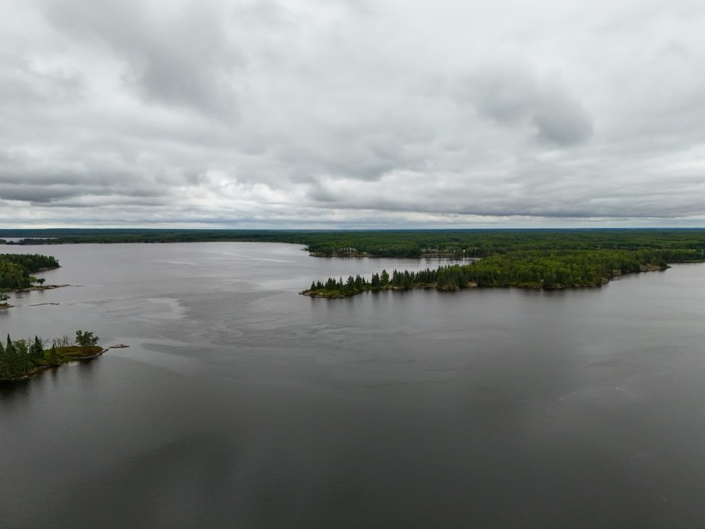 The Winnipeg River feels like a lake in Whiteshell Provincial Park.