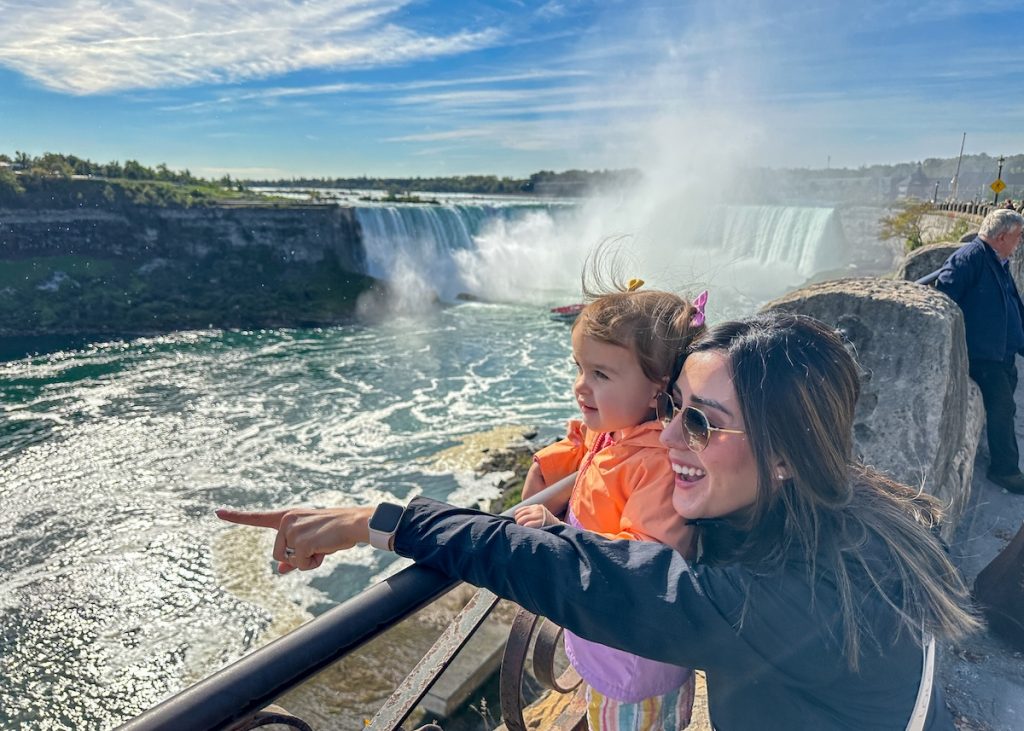 Showing our kid the best things to do in Niagara Falls, Canada.
