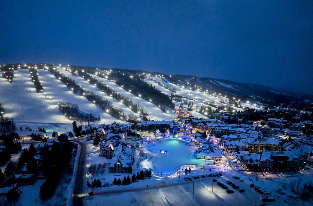 Blue Mountain is one of the best winter getaways in Ontario.