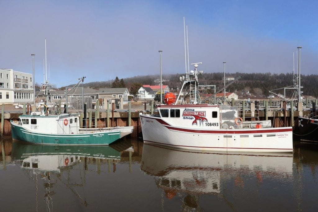 Alma, New Brunswick. Fundy Coastal Drive.
