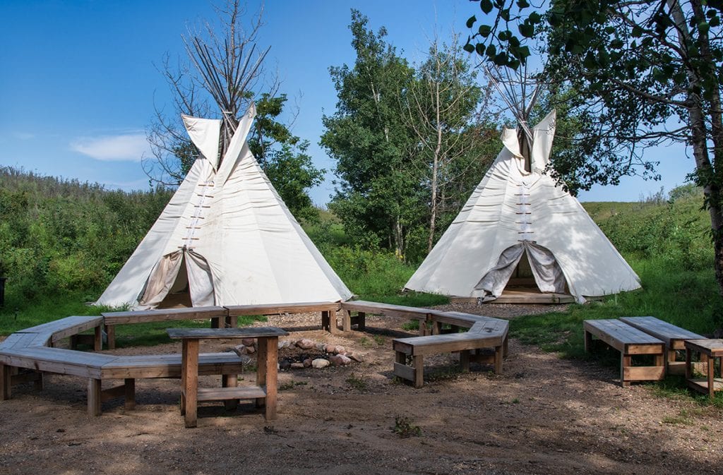 Wanuskewin Tipi, Saskatoon.