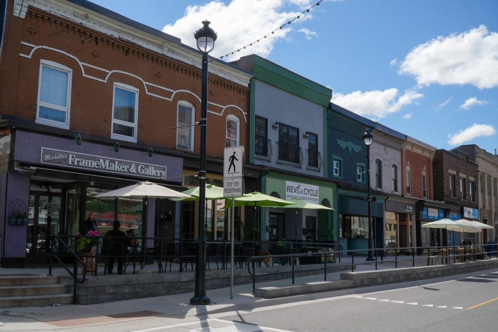Downtown North Bay, Ontario.