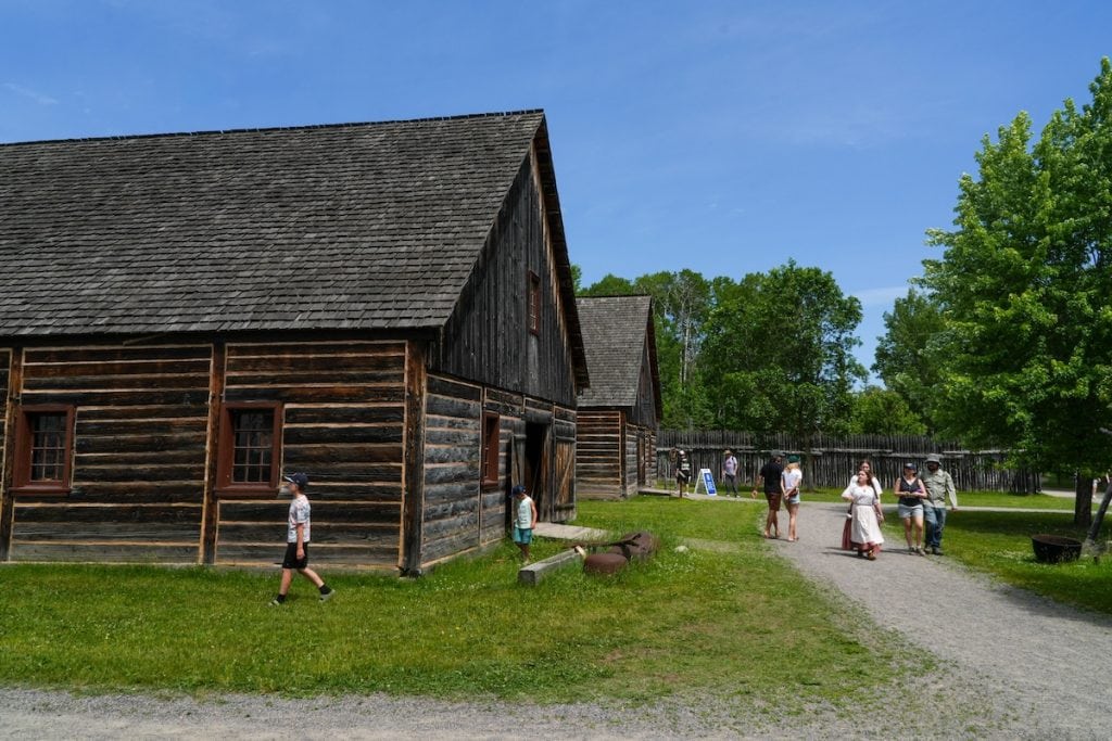 Fort William Historical Park is one of the best things to do in Thunder Bay, Ontario.