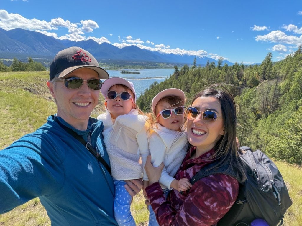 Hiking in Invermere, BC.