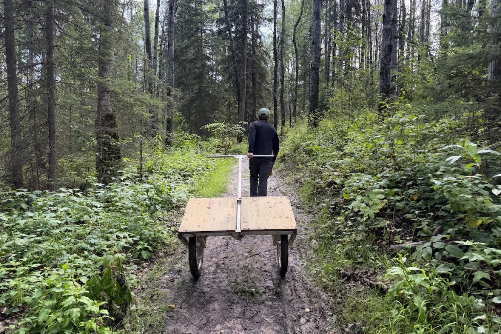 Canoe Carts, Lakeland Canoe Circuit, Lac La Biche.