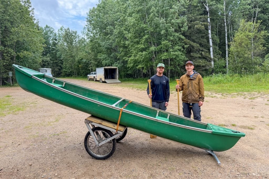 Lakeland Canoe Circuit Alberta Jackson Lake Staging Area.
