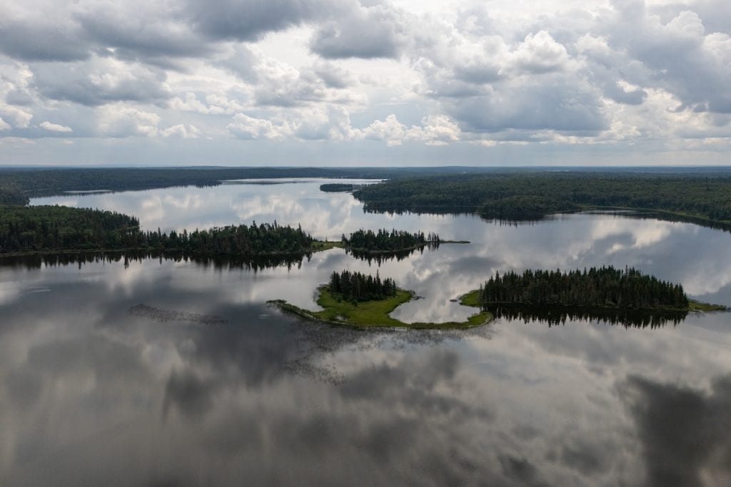 Lakeland Provincial Park Canoe Circuit Drone Photo.